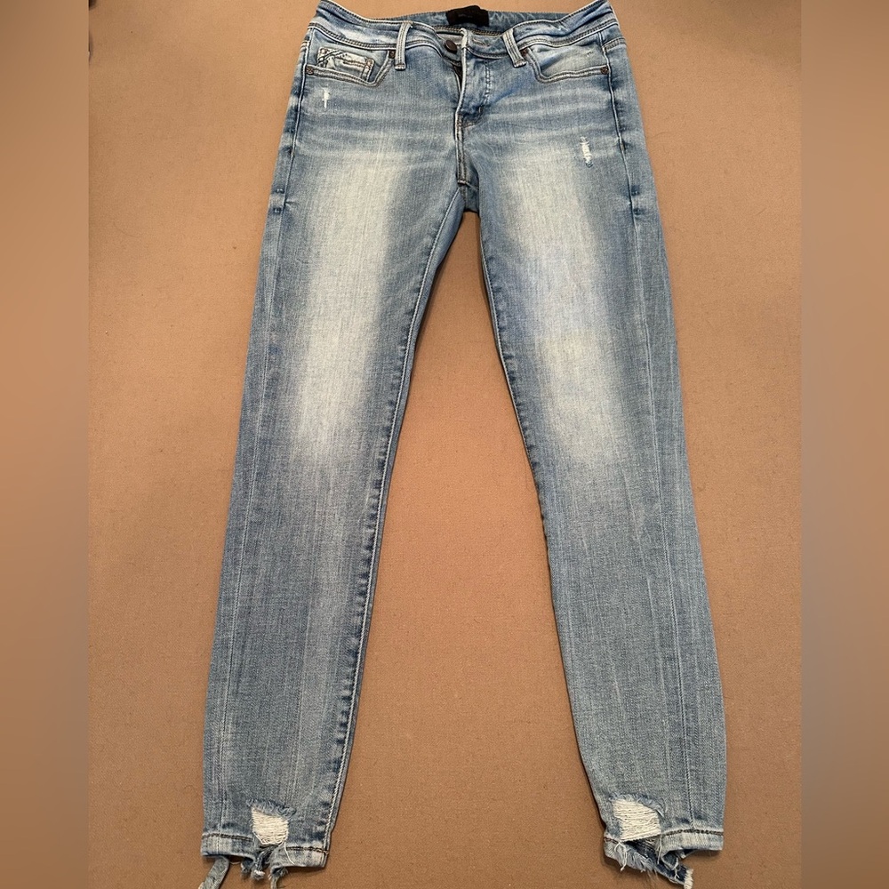 Buckle Black Skinny Jeans